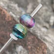 Rainbow Tiger Eye Stone Bead Lantern Shape