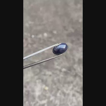 Natural Sapphire Bead 14K Gold Core