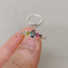 Rainbow Tourmaline Ring