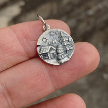 Winter Medallion Charm
