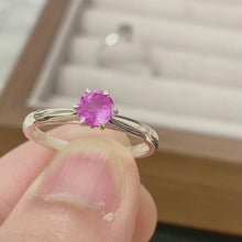 Pink Sapphire Ring